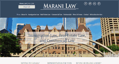 Desktop Screenshot of maranilaw.com